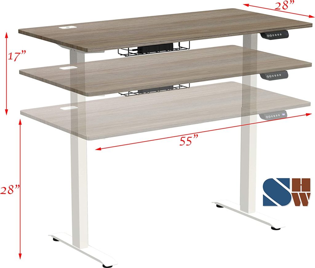 Large Electric Sit-Stand Desk